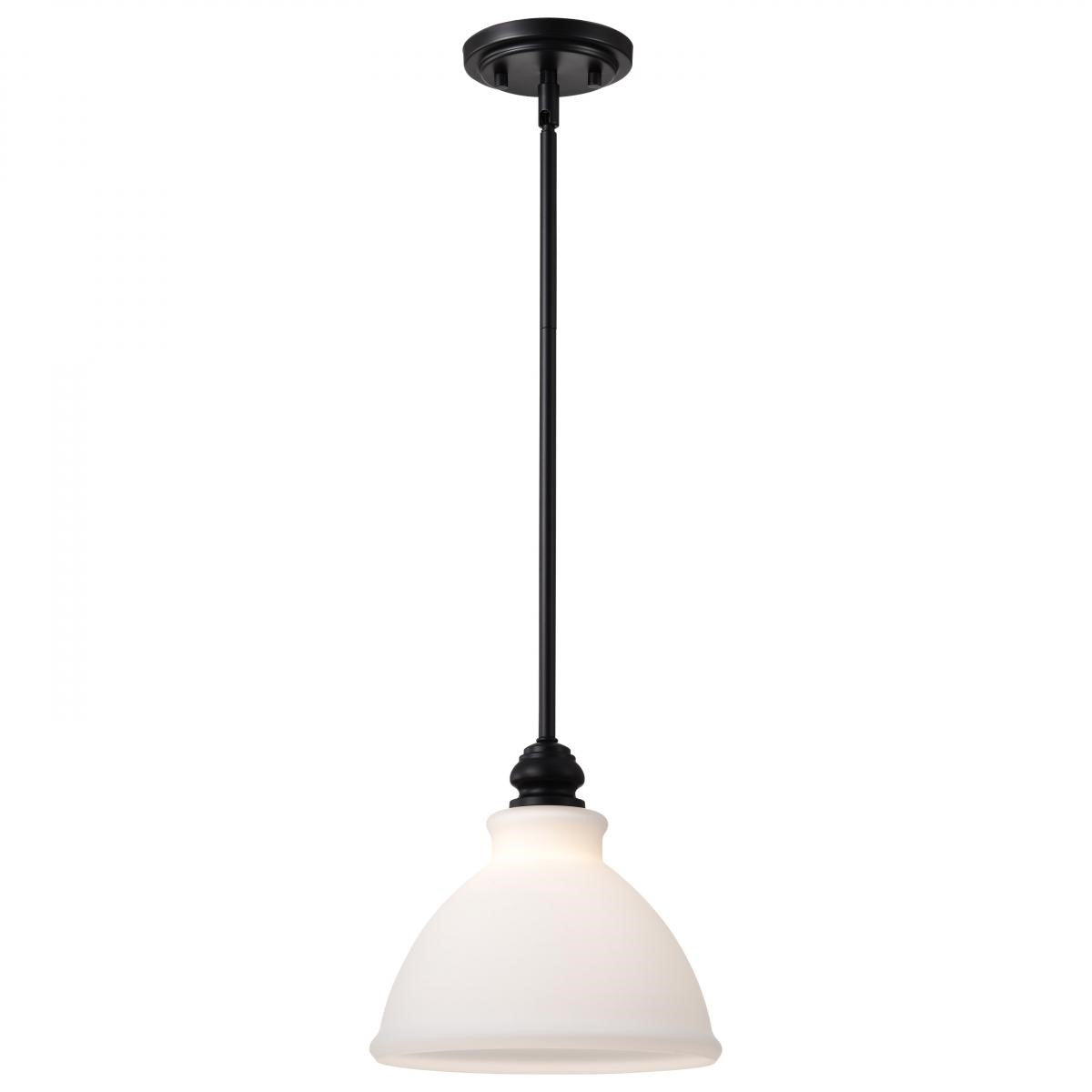 Russel 10" Pendant Light, Matte Black Finish - Bees Lighting