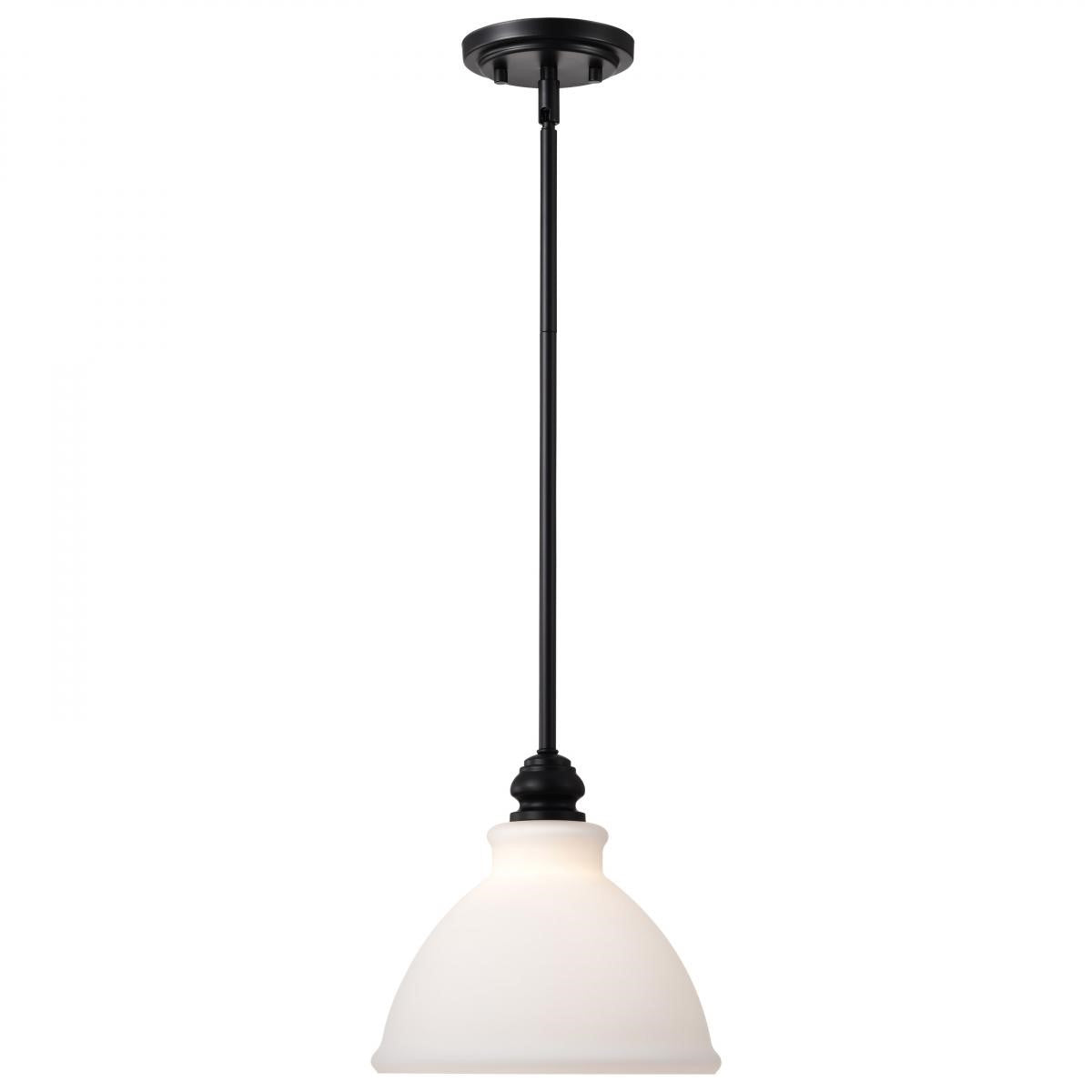 Russel 10" Pendant Light, Matte Black Finish - Bees Lighting