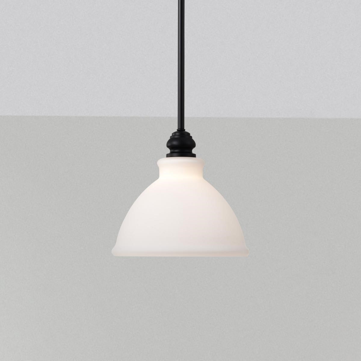 Russel 10" Pendant Light, Matte Black Finish - Bees Lighting