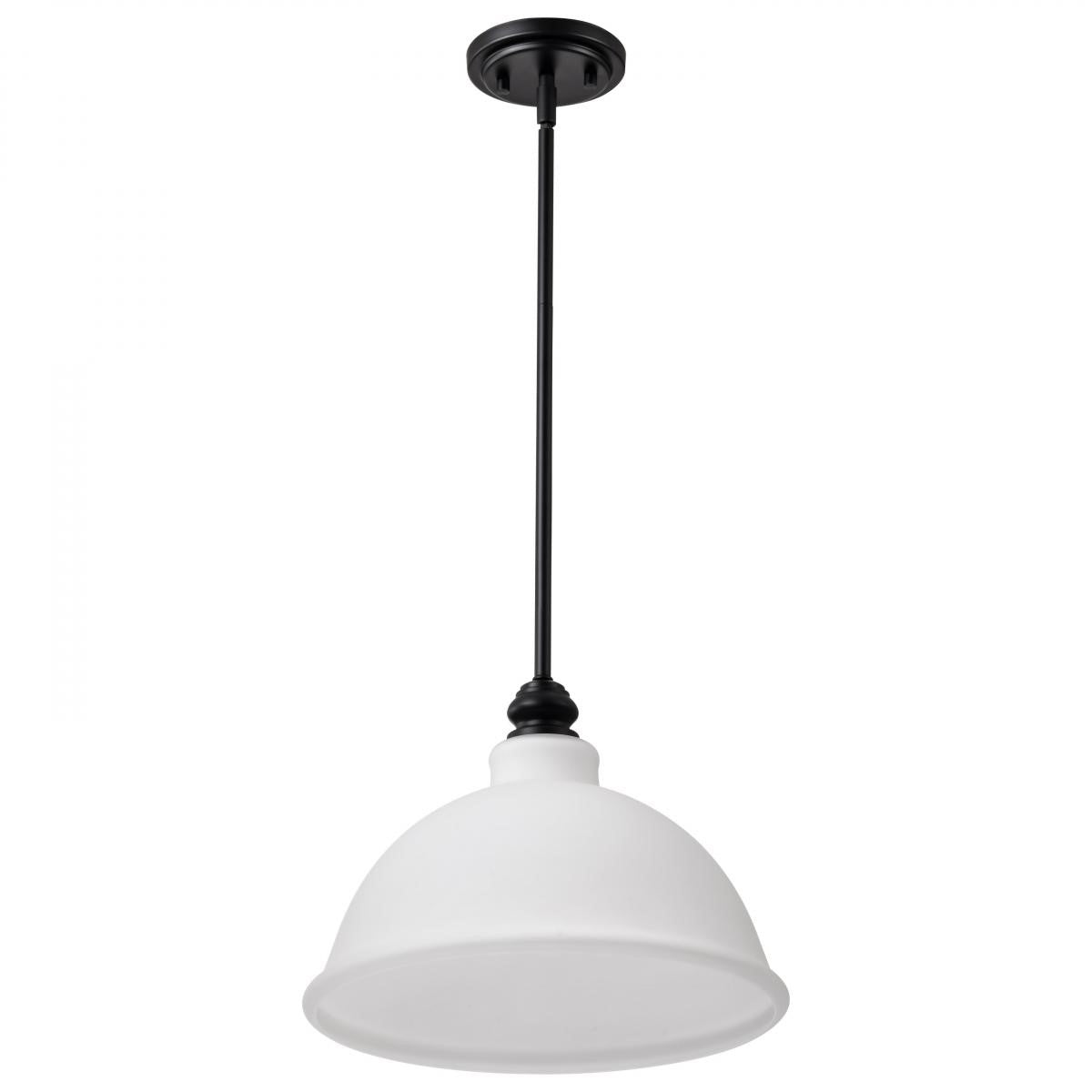Russel 14" Pendant Light, Matte Black Finish - Bees Lighting