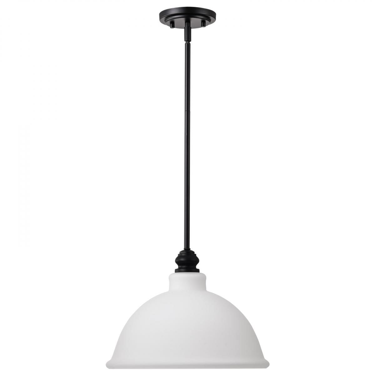 Russel 14" Pendant Light, Matte Black Finish - Bees Lighting