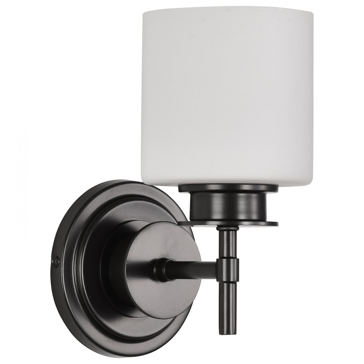 Warren 9" Bathroom Vanity Light, Gun Metal Finish - Bees Lighting