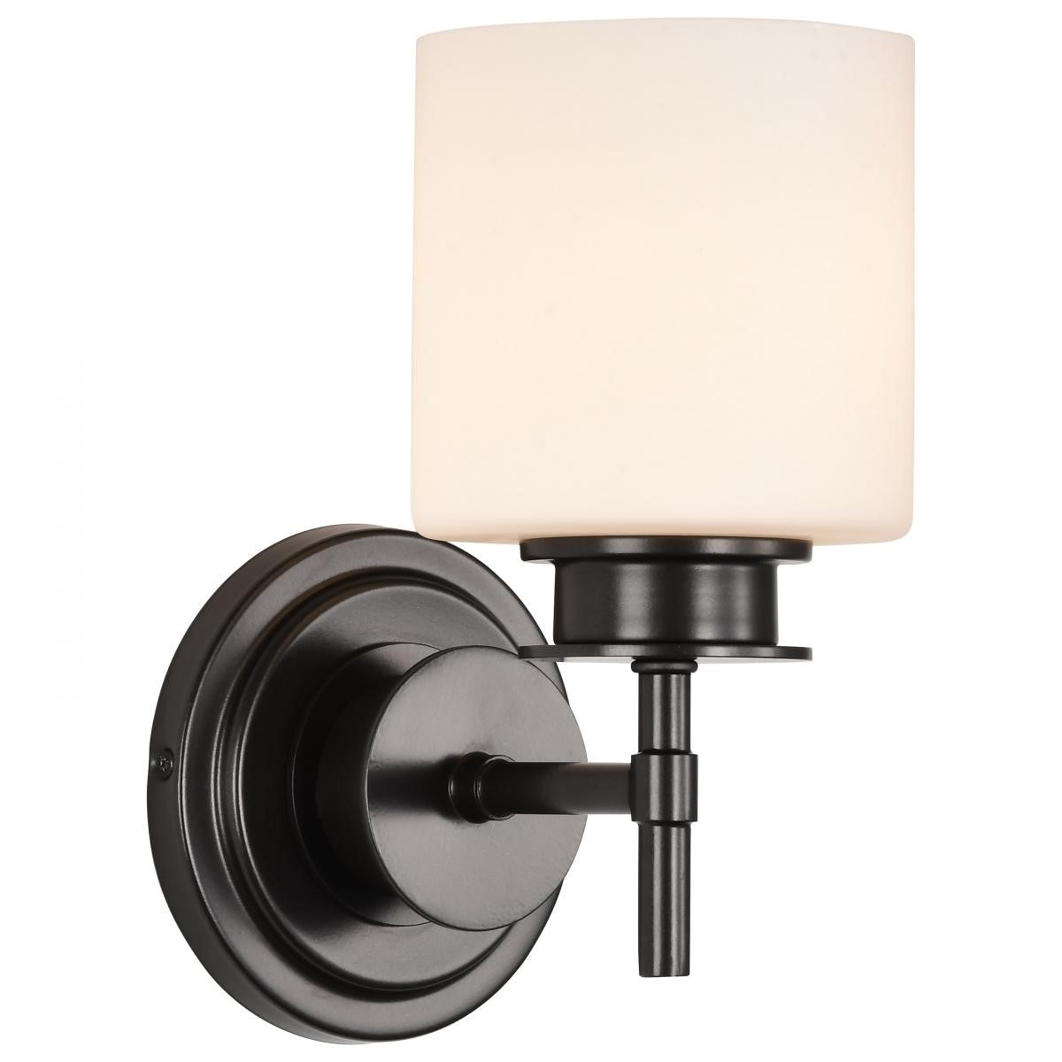 Warren 9" Bathroom Vanity Light, Gun Metal Finish - Bees Lighting