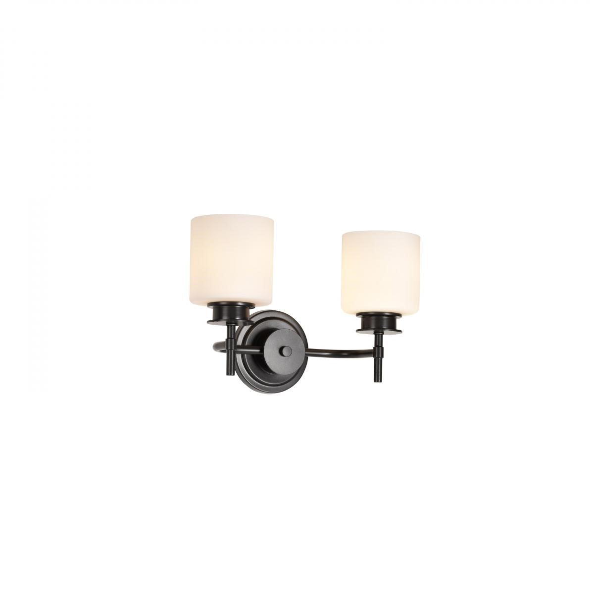Warren 15" 2 Lights Bathroom Vanity Light, Gun Metal Finish - Bees Lighting