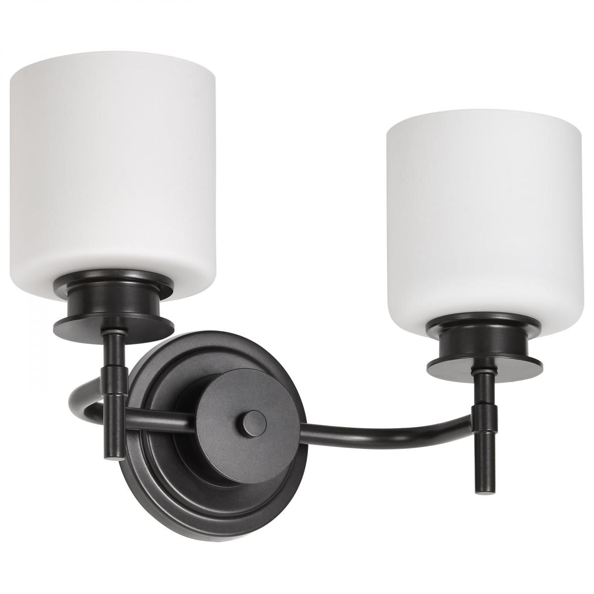 Warren 15" 2 Lights Bathroom Vanity Light, Gun Metal Finish - Bees Lighting