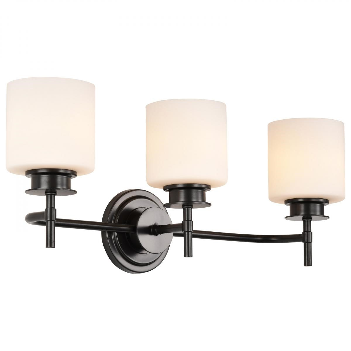 Warren 24" 3 Lights Bathroom Vanity Light, Gun Metal Finish - Bees Lighting