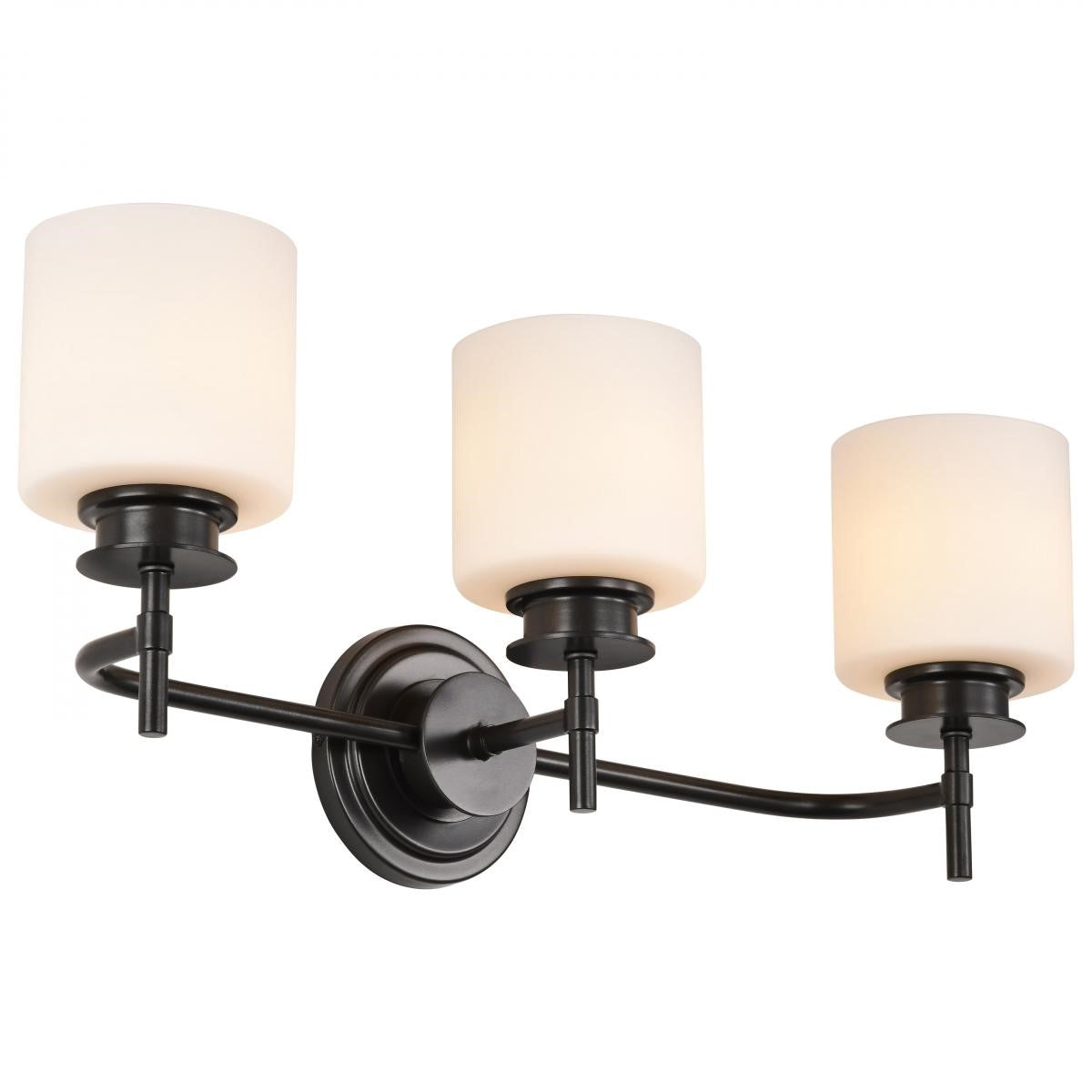 Warren 24" 3 Lights Bathroom Vanity Light, Gun Metal Finish - Bees Lighting