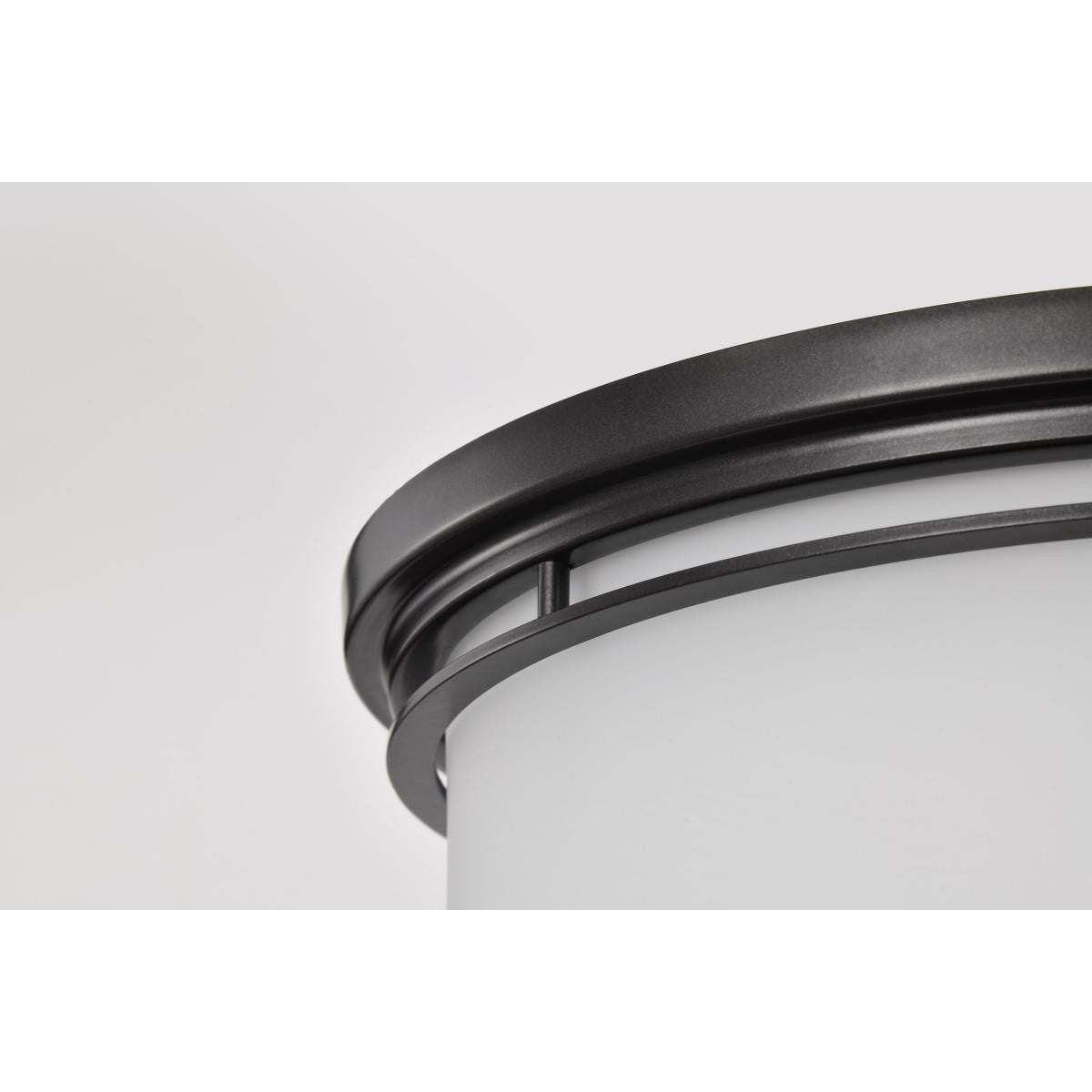 Warren 24" 2 Lights Flush Mount, Gun Metal Finish - Bees Lighting
