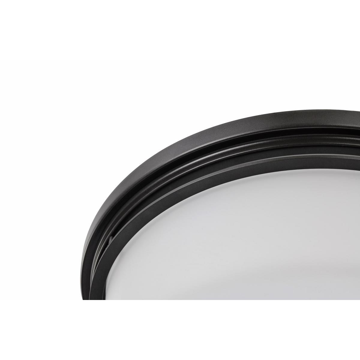 Warren 24" 2 Lights Flush Mount, Gun Metal Finish - Bees Lighting