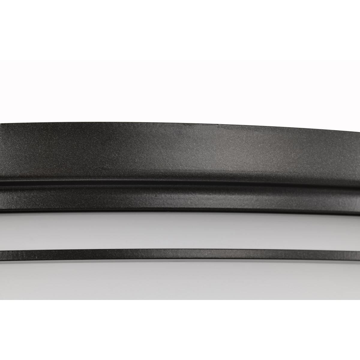 Warren 24" 2 Lights Flush Mount, Gun Metal Finish - Bees Lighting