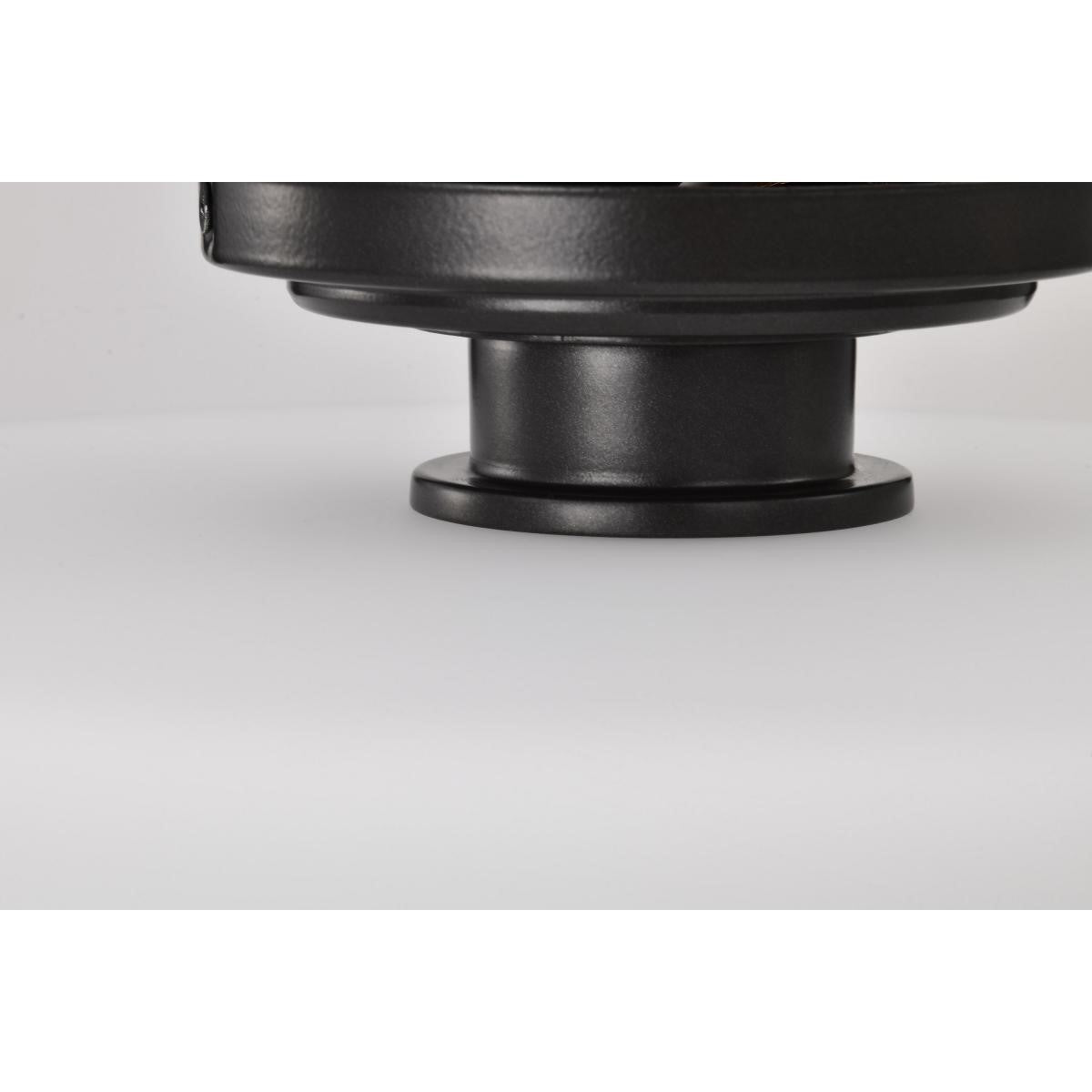 Warren 15" Semi-flush Mount, Gun Metal Finish - Bees Lighting