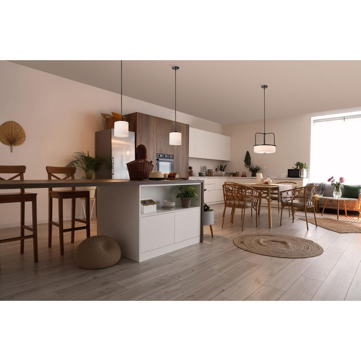 Warren 10" Pendant Light, Gun Metal Finish - Bees Lighting