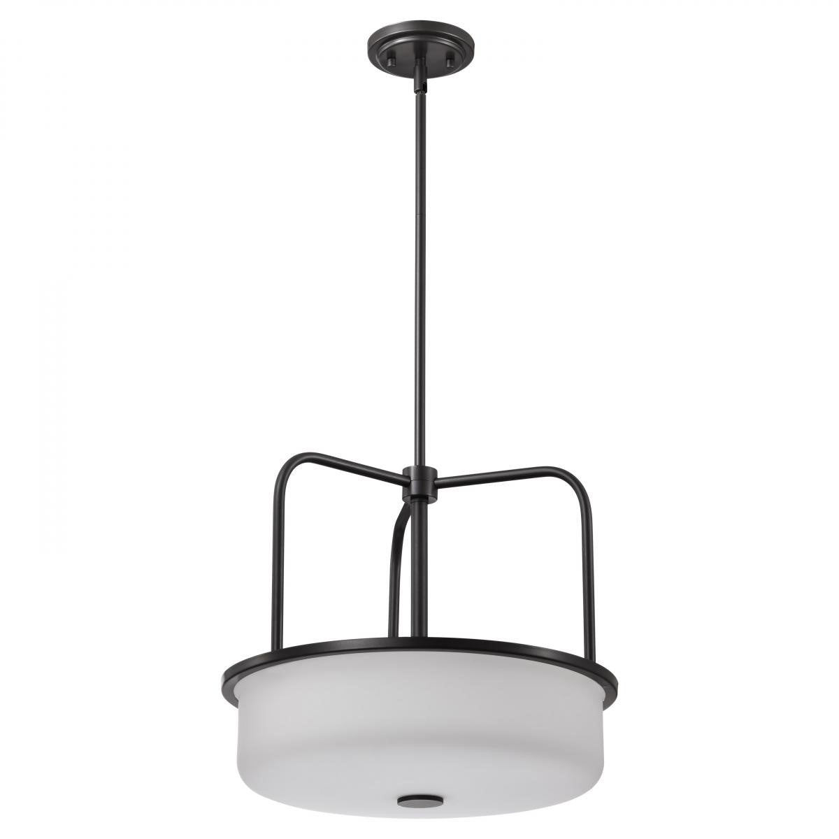 Warren 17" 3 Lights Pendant Light, Gun Metal Finish - Bees Lighting