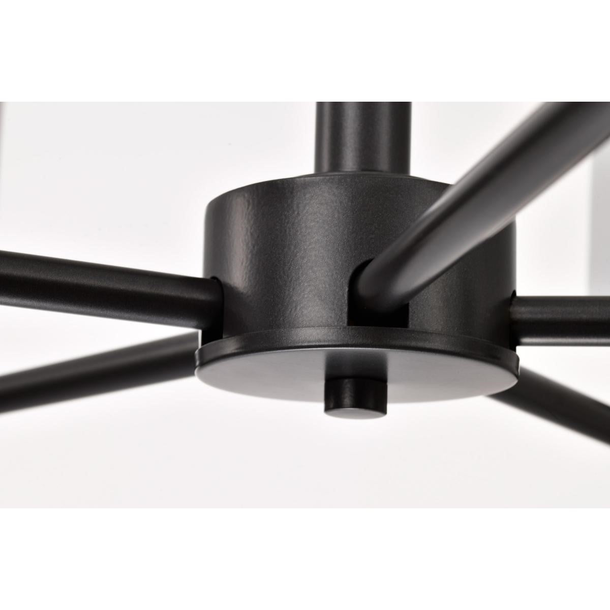 Warren 28" 5 Lights Chandelier, Gun Metal Finish - Bees Lighting
