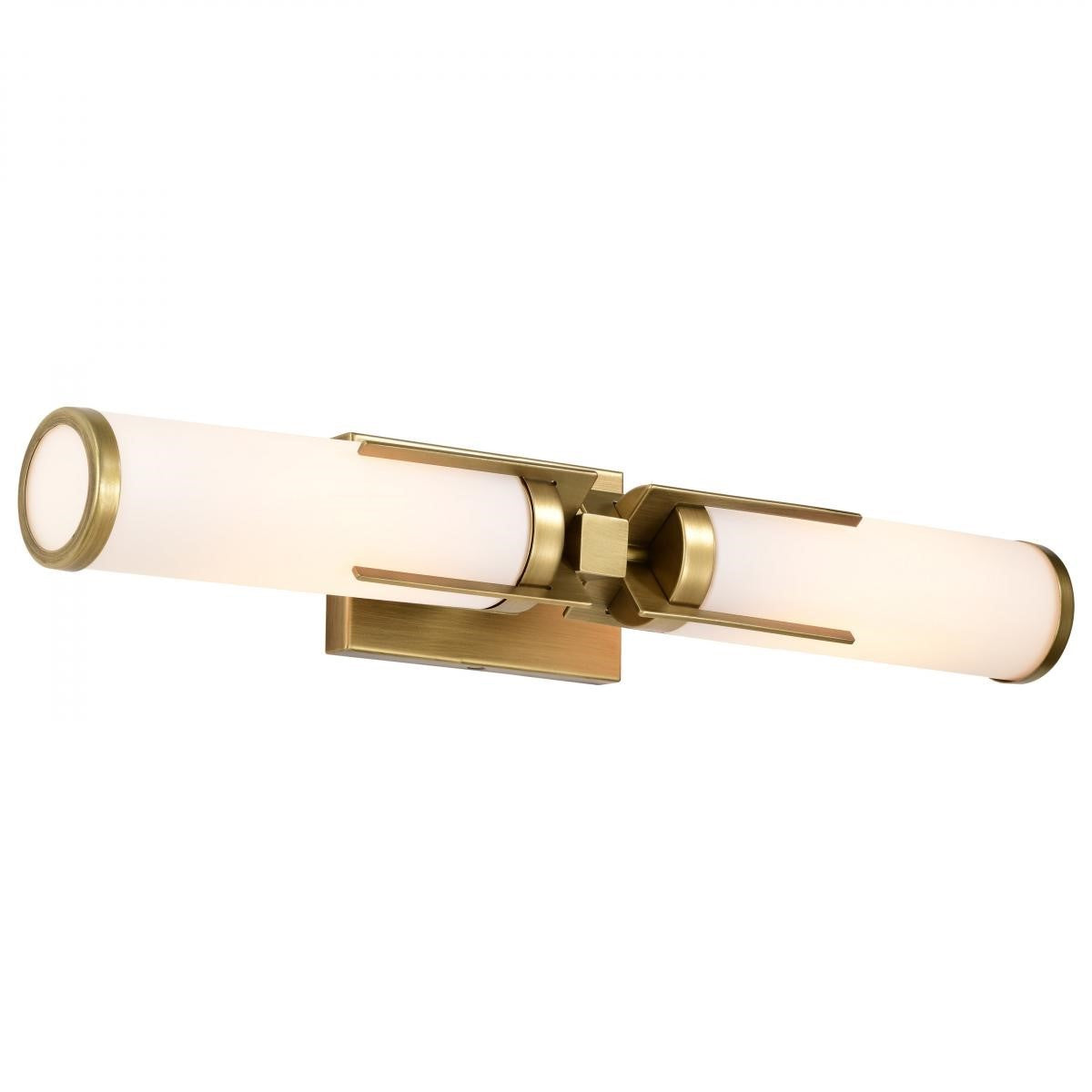 Roselle 24" Bathroom Vanity Light, Natural Brass Finish - Bees Lighting