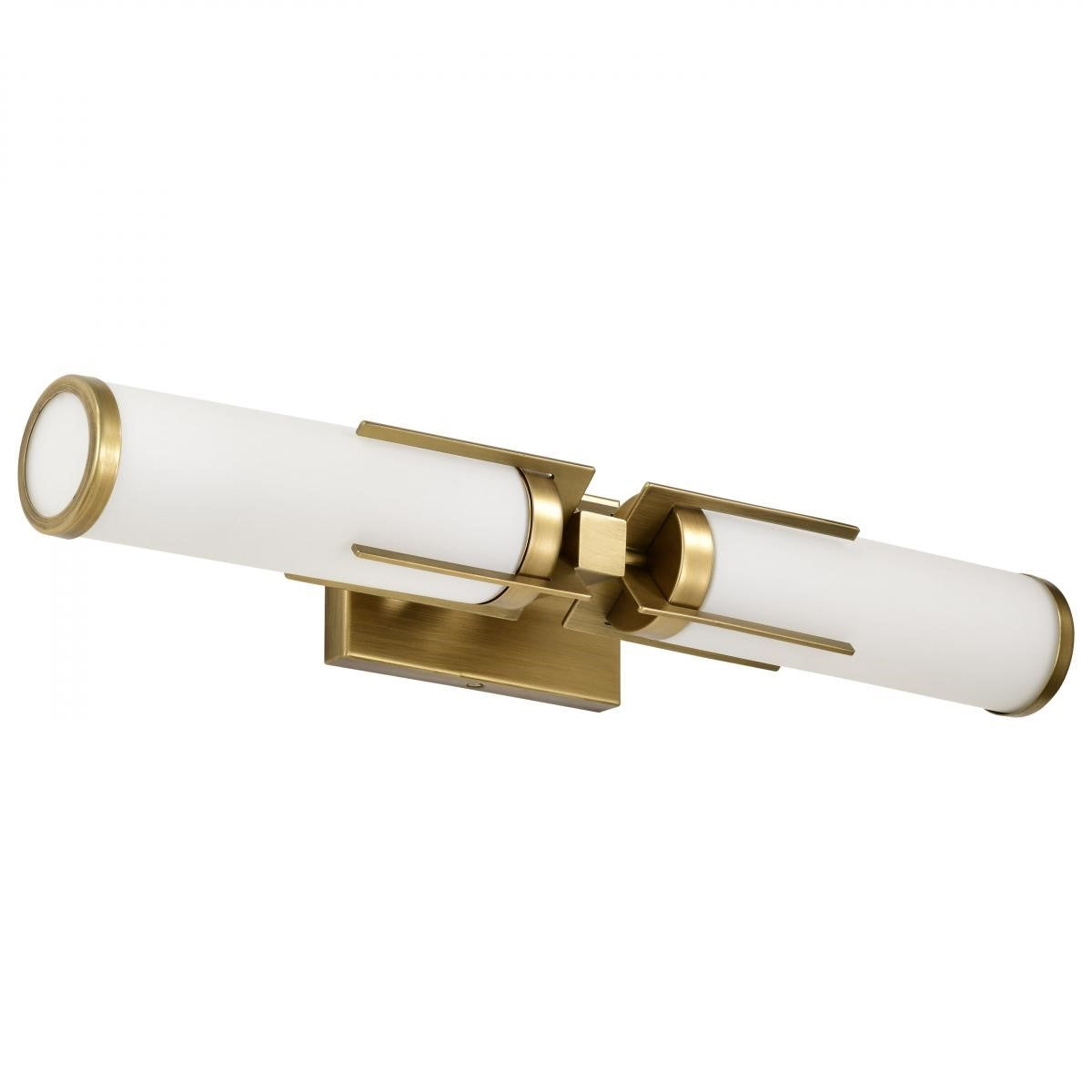 Roselle 24" Bathroom Vanity Light, Natural Brass Finish - Bees Lighting