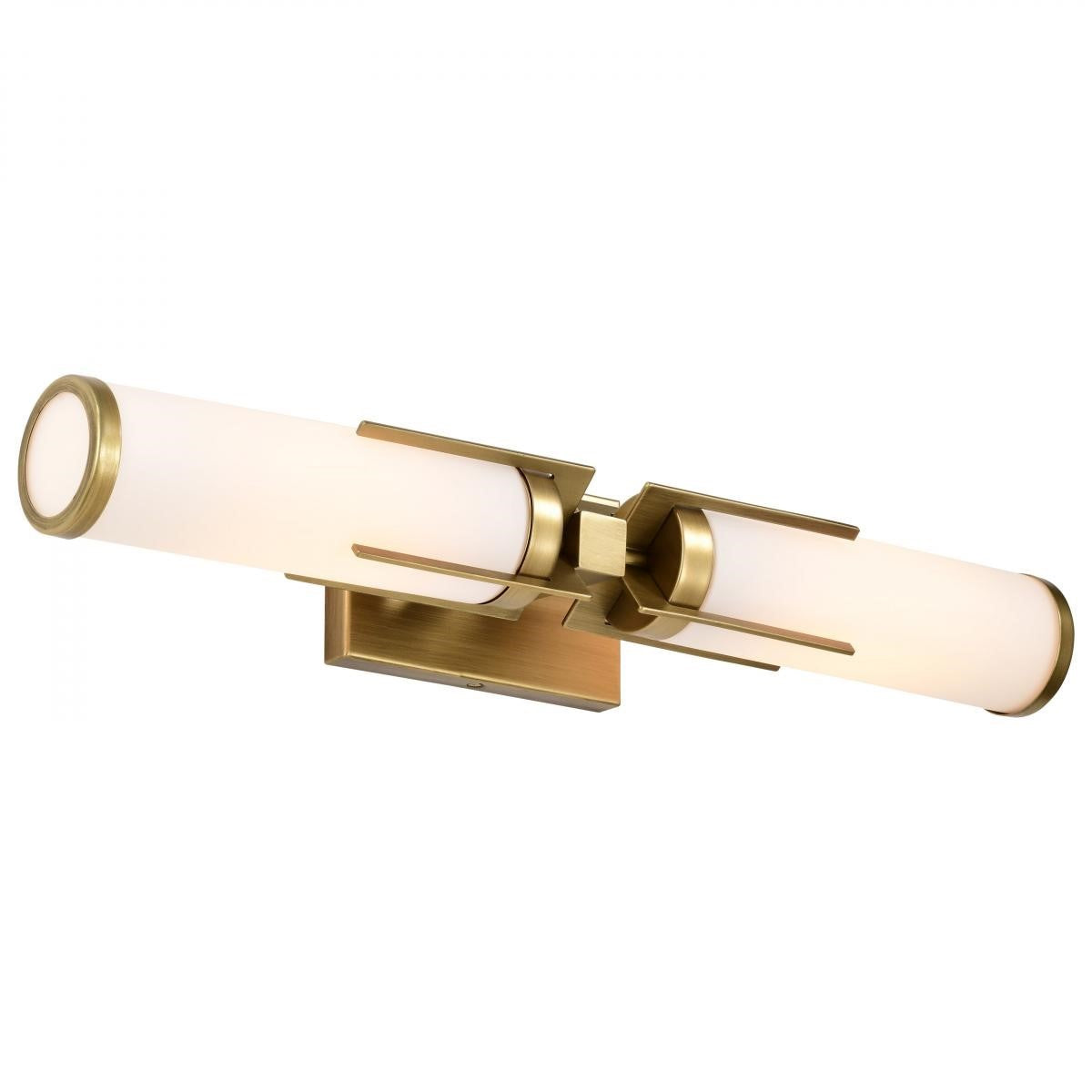 Roselle 24" Bathroom Vanity Light, Natural Brass Finish - Bees Lighting