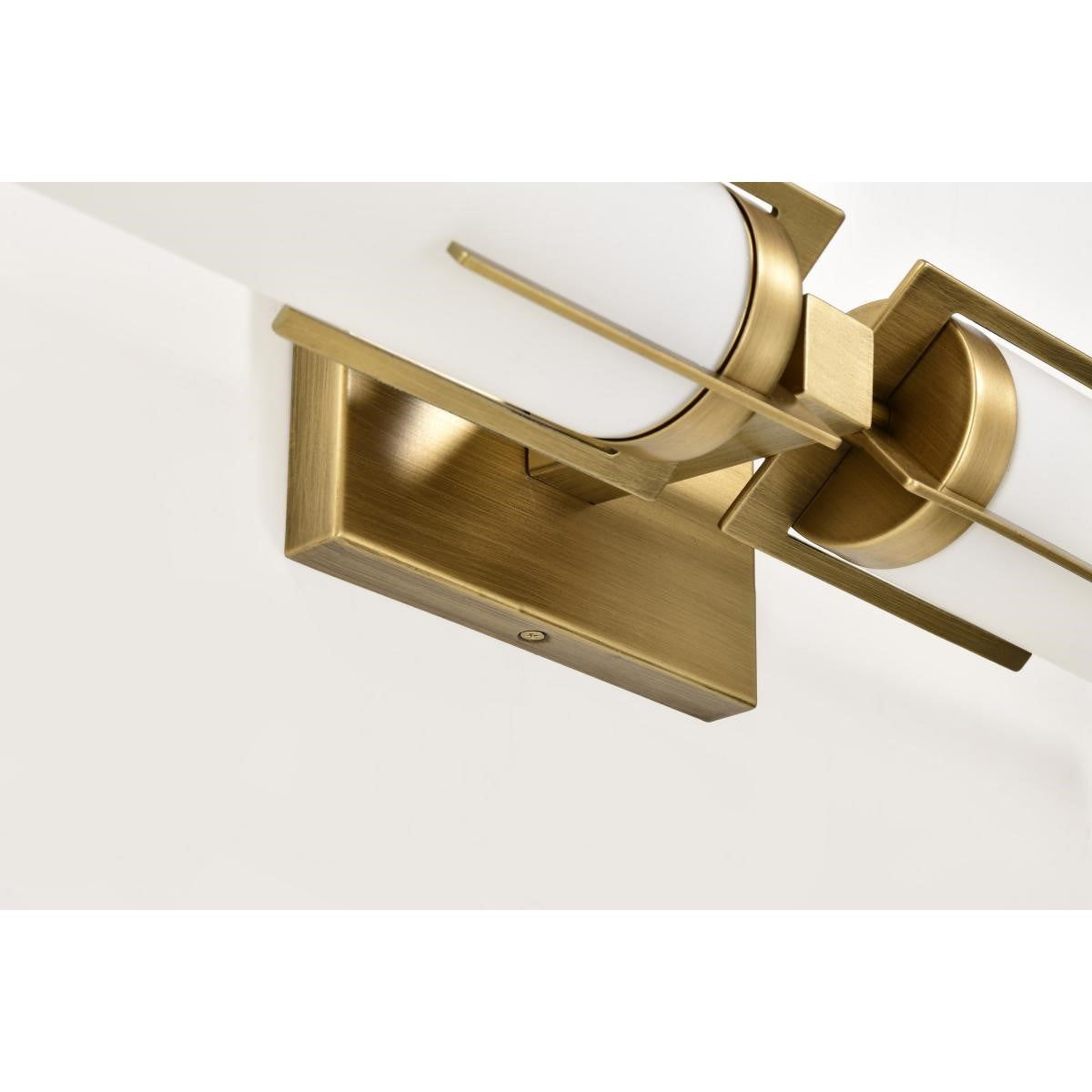 Roselle 24" Bathroom Vanity Light, Natural Brass Finish - Bees Lighting