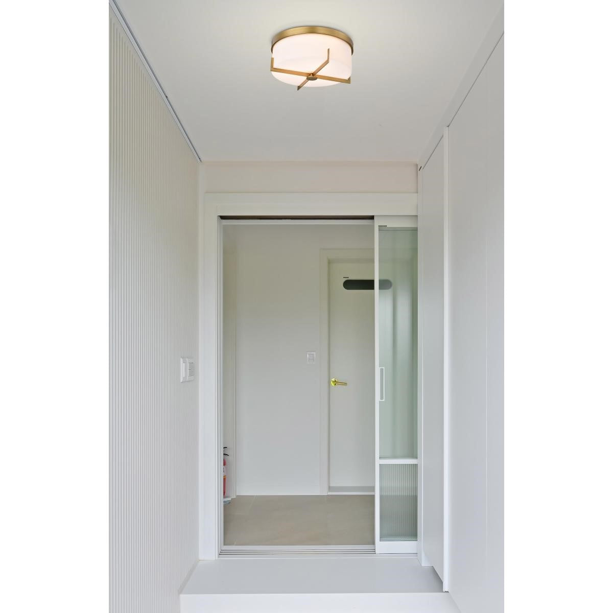 Roselle 7" Pendant Light, Natural Brass Finish - Bees Lighting