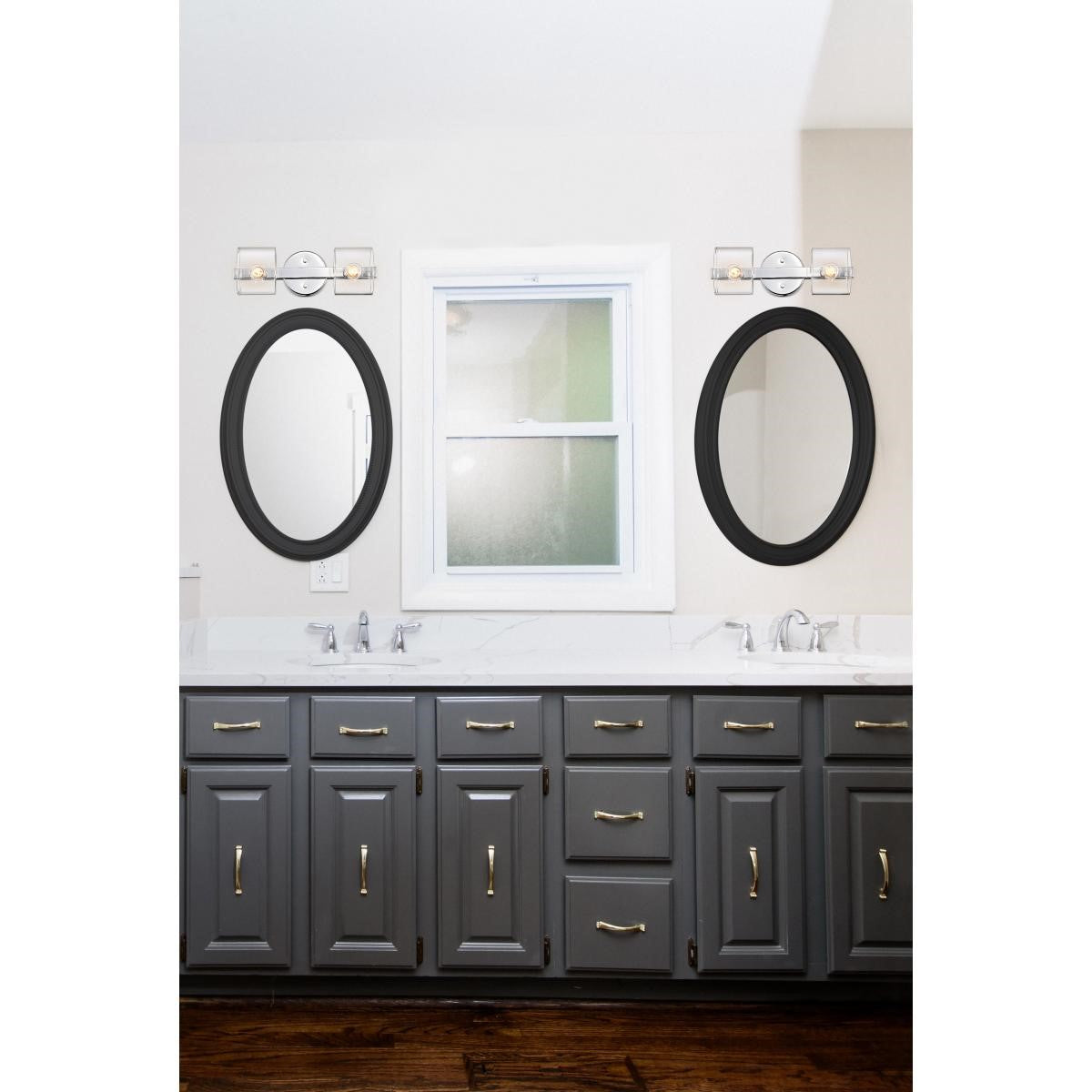 Marlowe 16" 2 Lights Vanity, Polished Nickel Finish - Bees Lighting