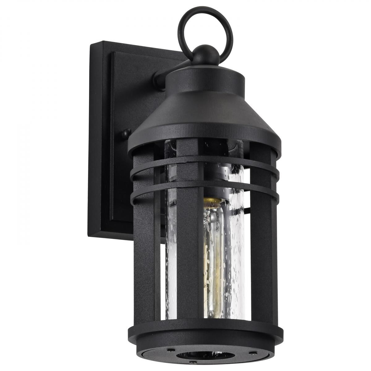 Wilton 12" Outdoor Wall Light, Matte Black Finish - Bees Lighting