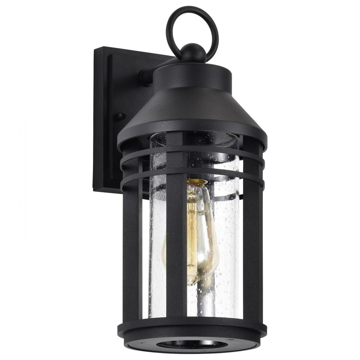 Wilton 15" Outdoor Wall Light, Matte Black Finish - Bees Lighting