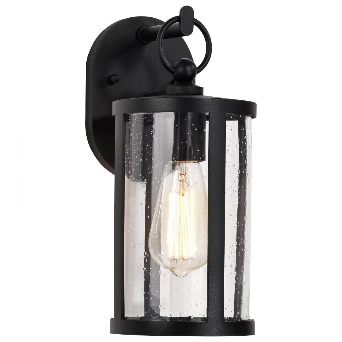 Broadstone 12" Outdoor Wall Light, Matte Black Finish - Bees Lighting