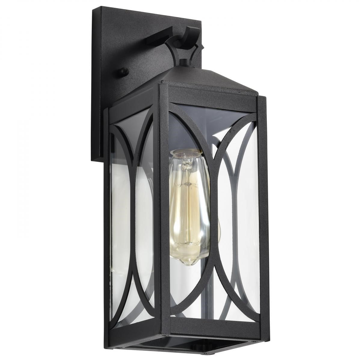 Oaklyn 14" Outdoor Wall Light, Matte Black Finish - Bees Lighting