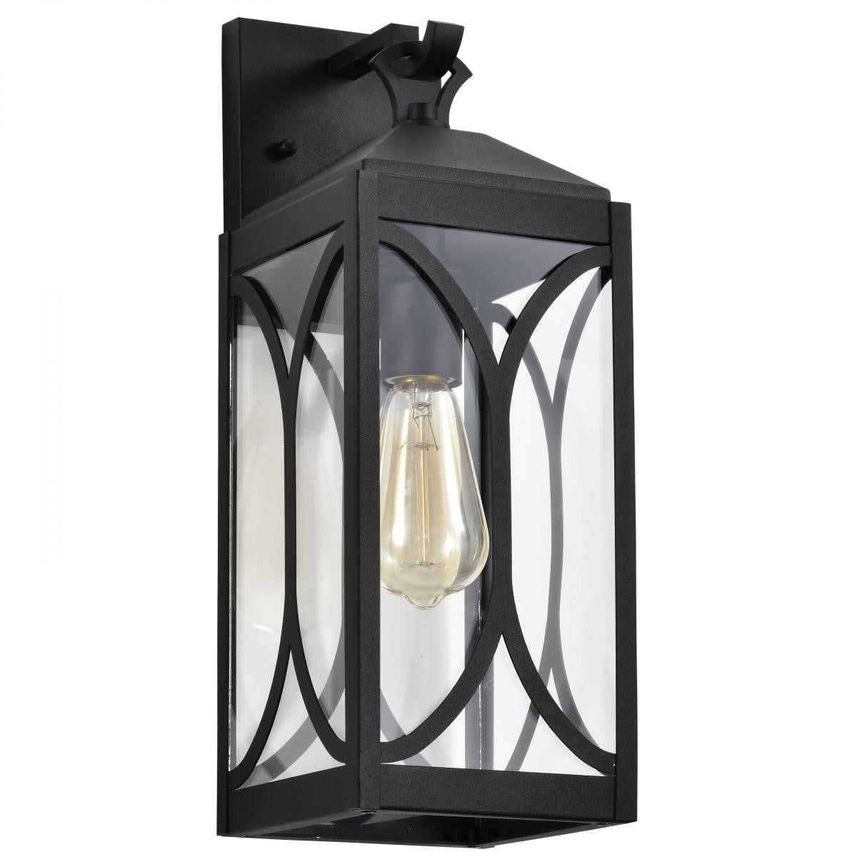 Oaklyn 17" Outdoor Wall Light, Matte Black Finish - Bees Lighting