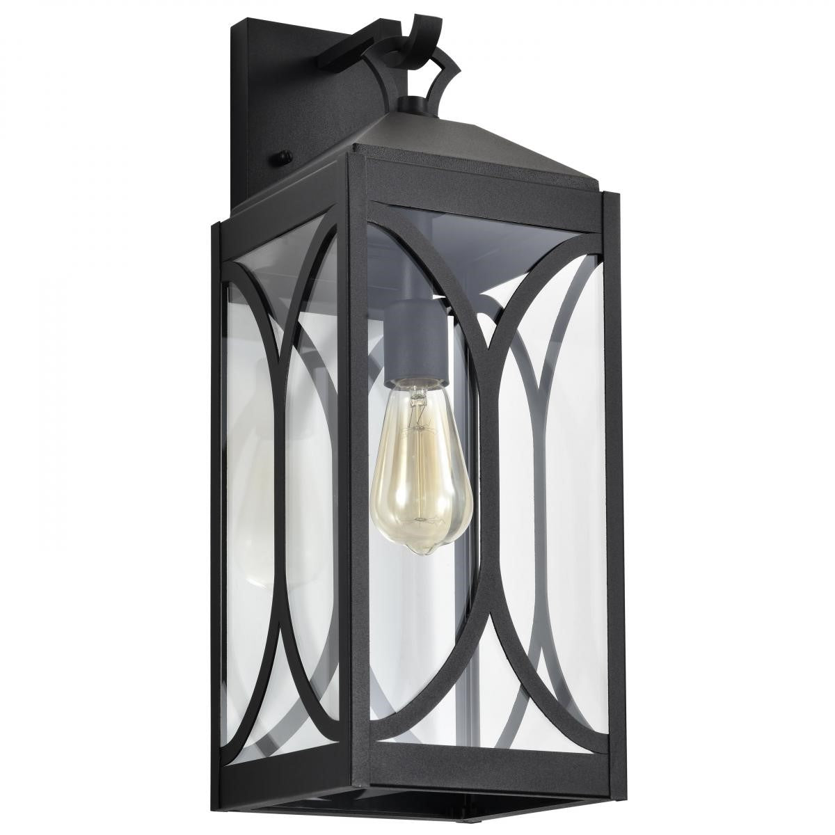 Oaklyn 21" Outdoor Wall Light, Matte Black Finish - Bees Lighting