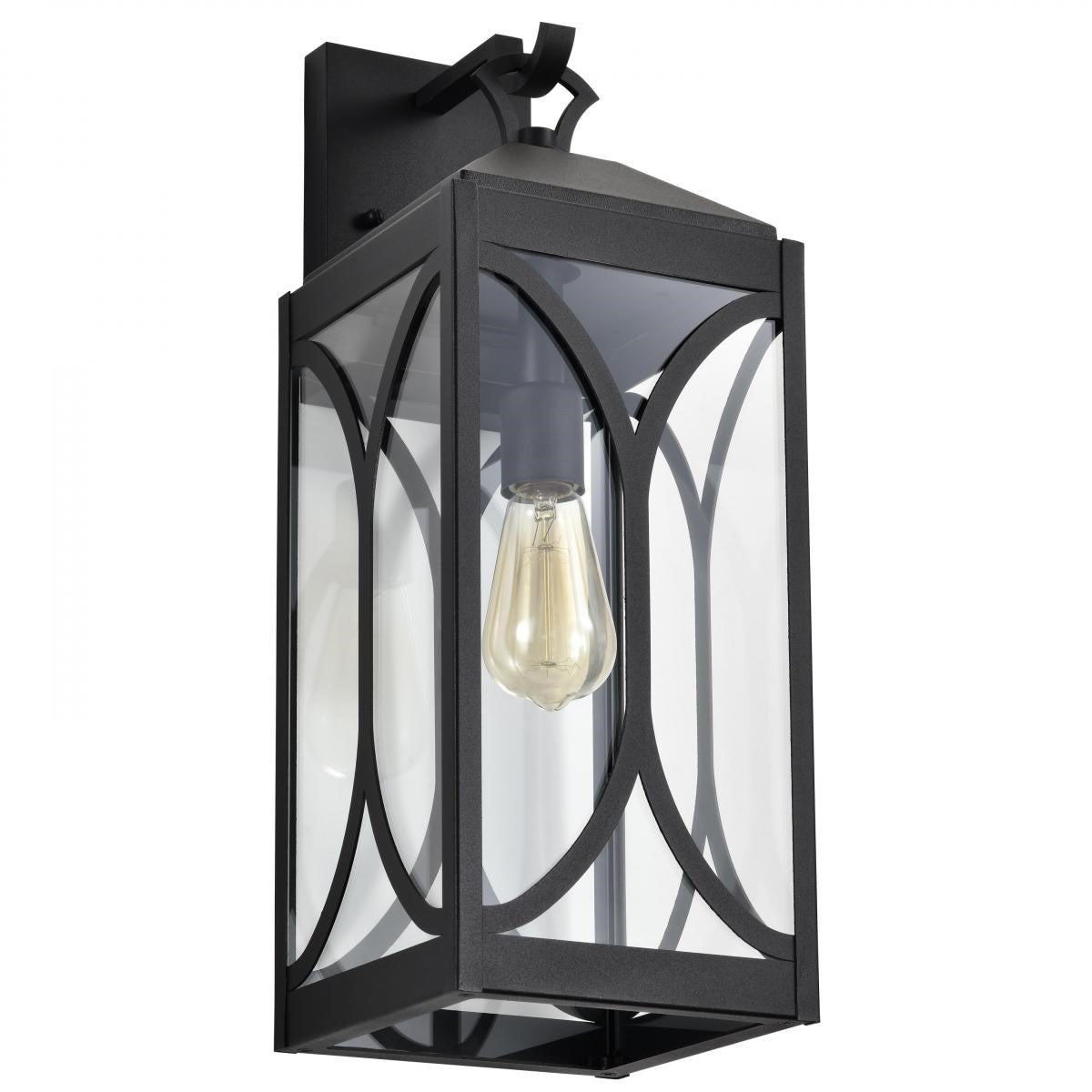 Oaklyn 21" Outdoor Wall Light, Matte Black Finish - Bees Lighting