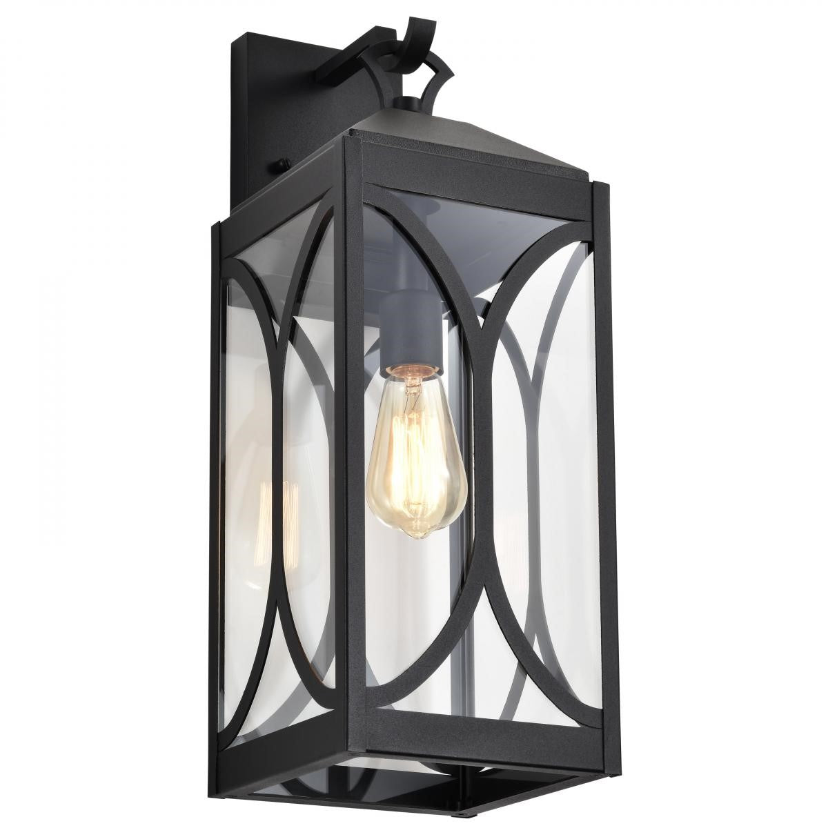 Oaklyn 21" Outdoor Wall Light, Matte Black Finish - Bees Lighting