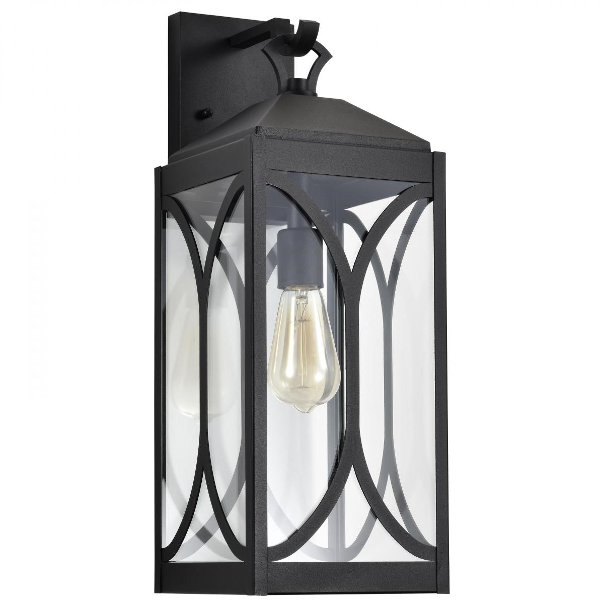 Oaklyn 21" Outdoor Wall Light, Matte Black Finish - Bees Lighting