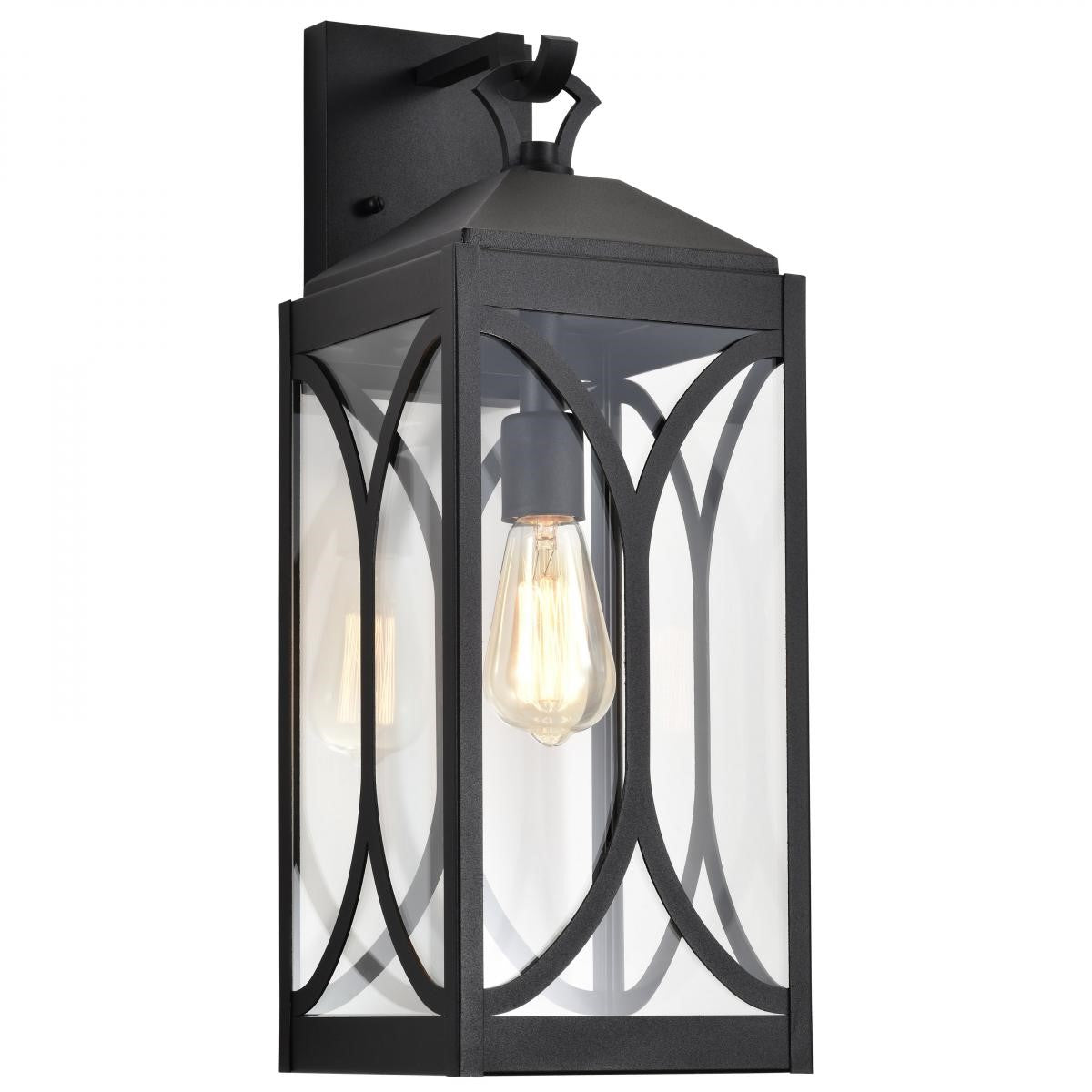 Oaklyn 21" Outdoor Wall Light, Matte Black Finish - Bees Lighting
