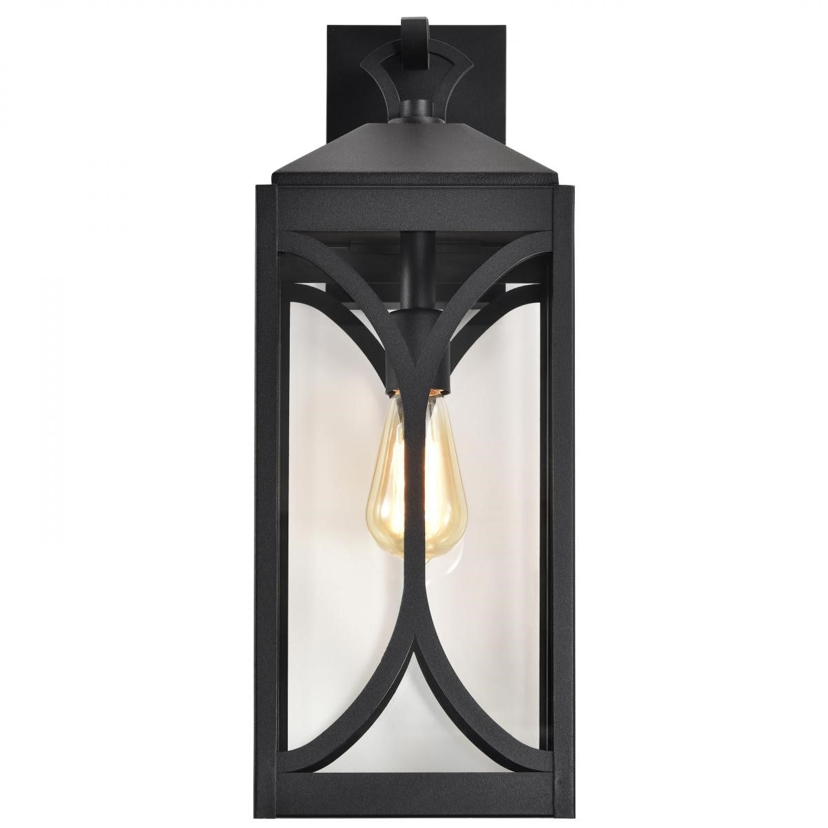 Oaklyn 21" Outdoor Wall Light, Matte Black Finish - Bees Lighting