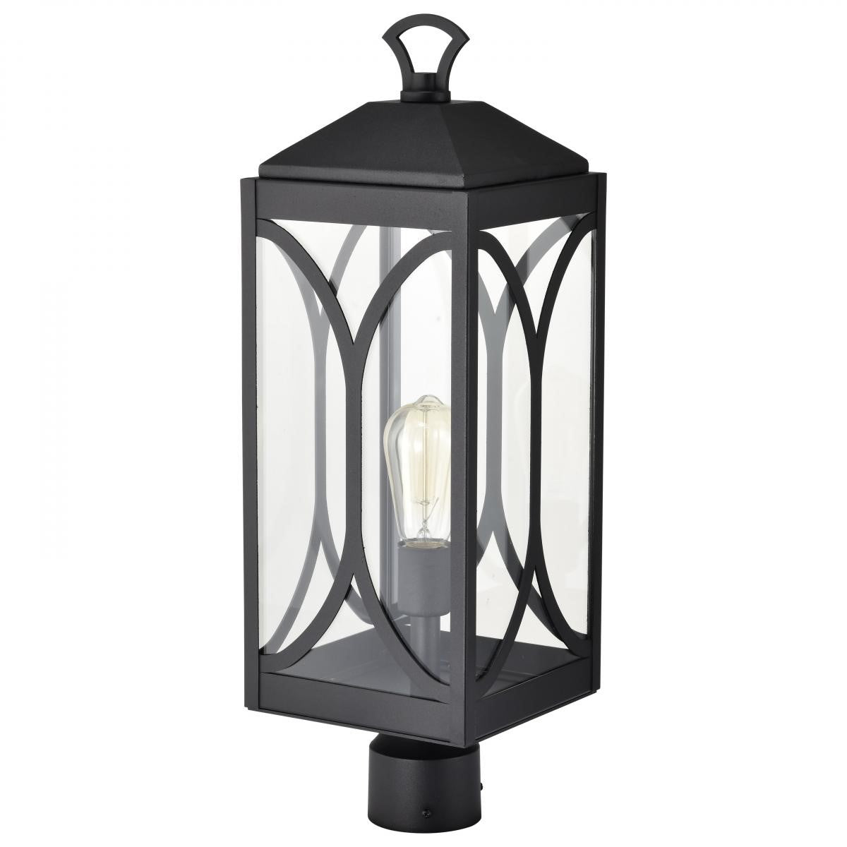 Oaklyn 23" Lamp Post, Matte Black Finish - Bees Lighting