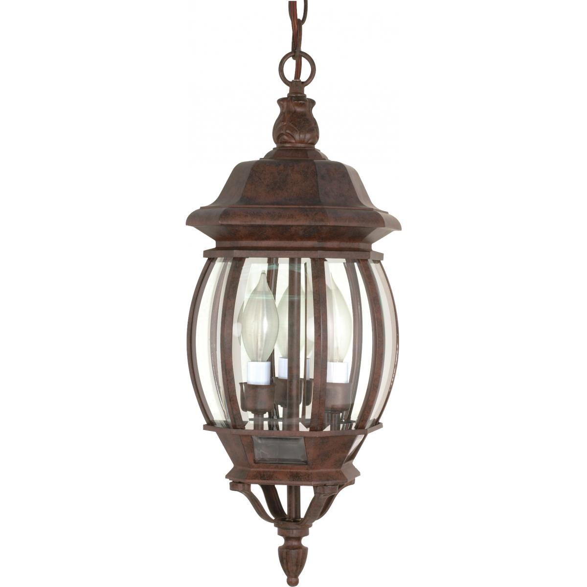 Central Park 7 In. 3 Lights Outdoor Hanging Lantern - Bees Lighting