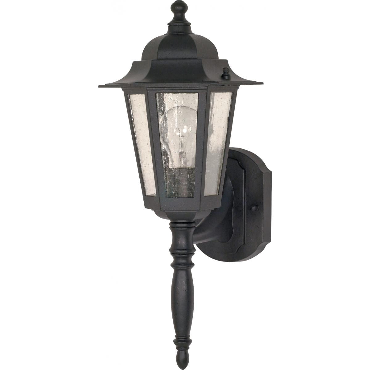 Cornerstone 12" Outdoor Wall Light, Black Finish - Bees Lighting