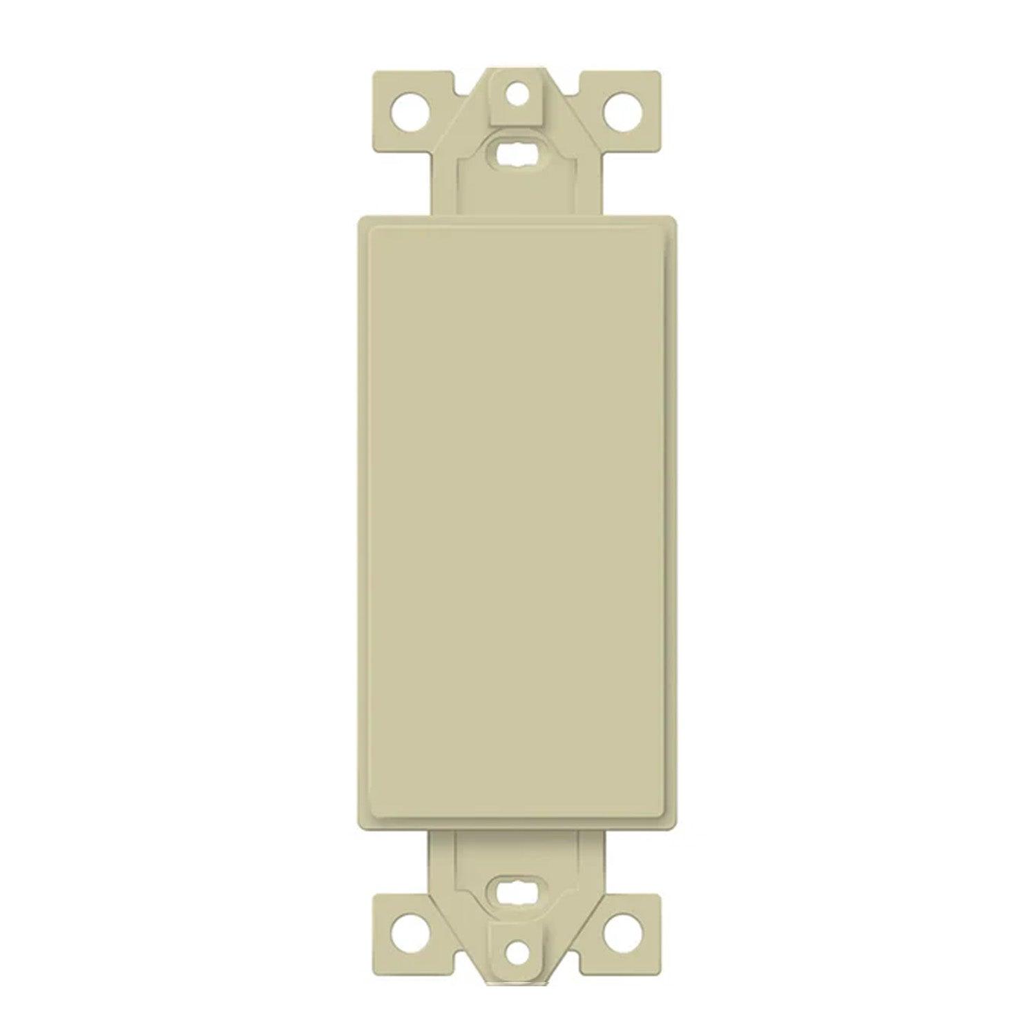 Blank Decorator Wall Plate Insert, Ivory - Bees Lighting