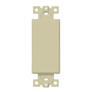 Blank Decorator Wall Plate Insert, Ivory - Bees Lighting