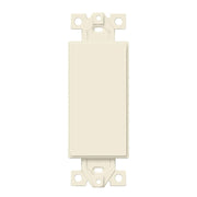 Blank Decorator Wall Plate Insert, Light Almond - Bees Lighting
