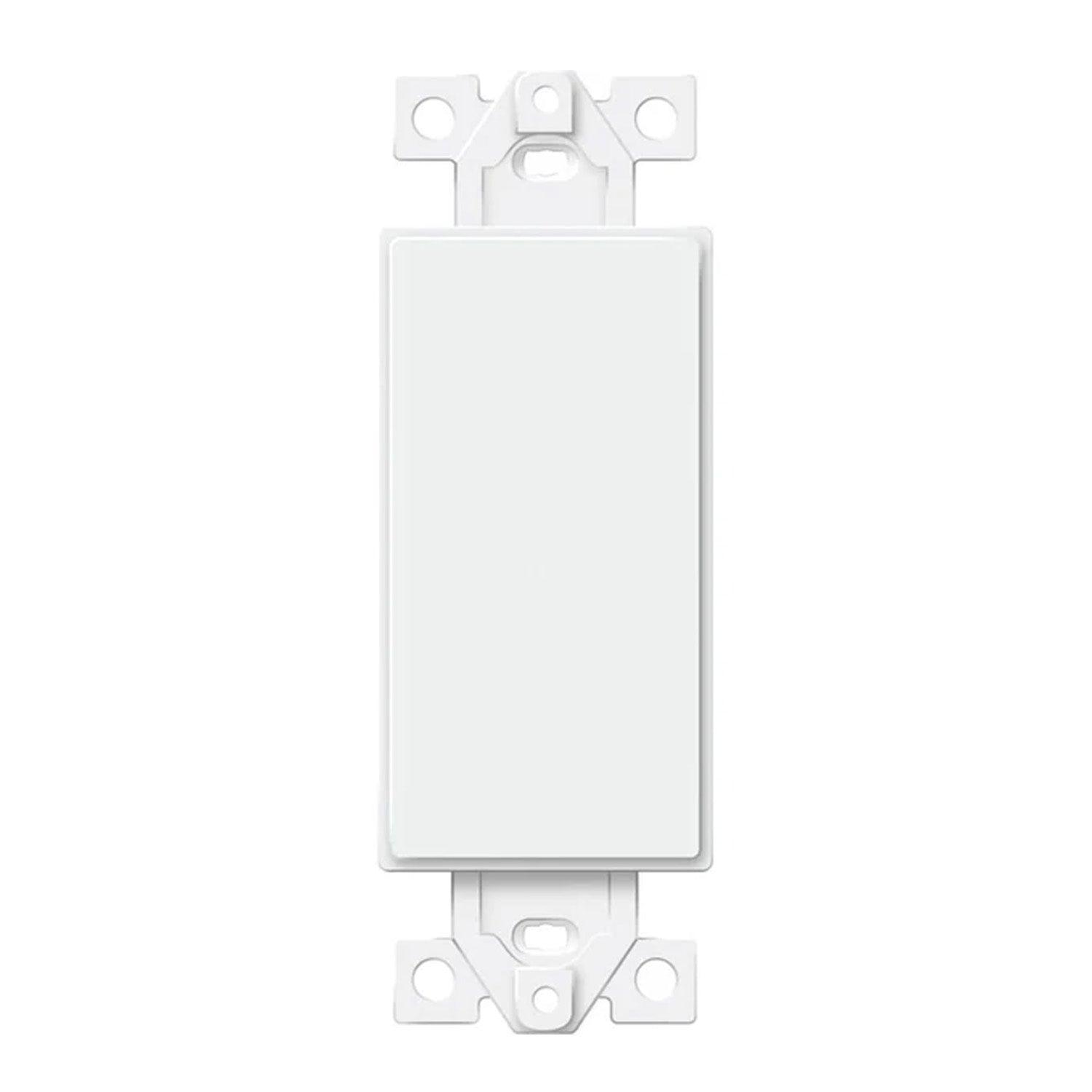 Blank Decorator Wall Plate Insert, White - Bees Lighting