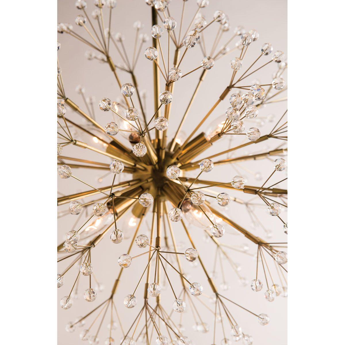 Dunkirk 8 lights Chandelier Brass finish - Bees Lighting
