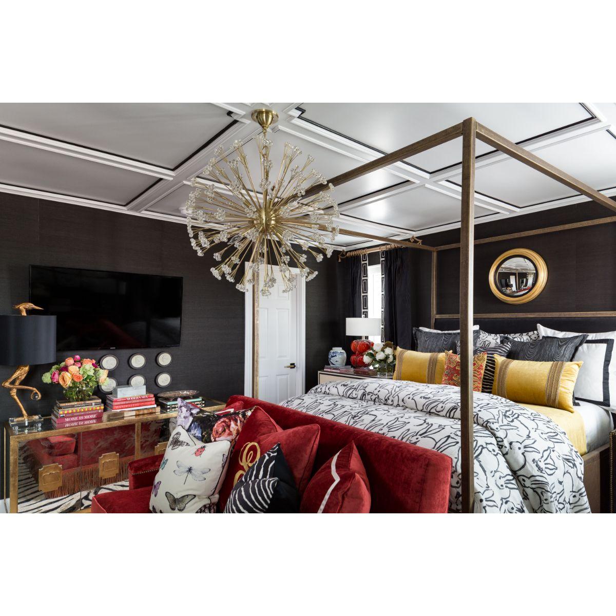 Dunkirk 10 lights Chandelier Brass finish - Bees Lighting
