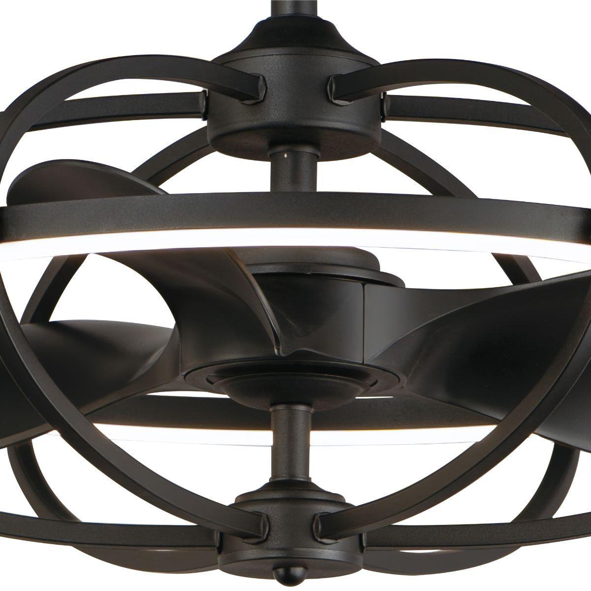 Corona 28 Inch DC Outdoor Smart Chandelier Ceiling Fan With Light And Remote