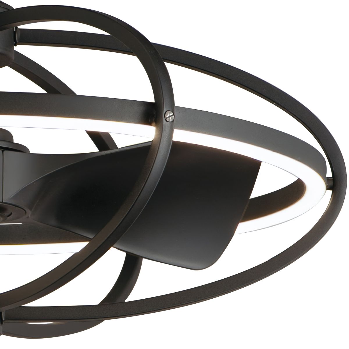 Corona Wifi-Enabled LED Fandelight 28 Inch Black Finish - Bees Lighting