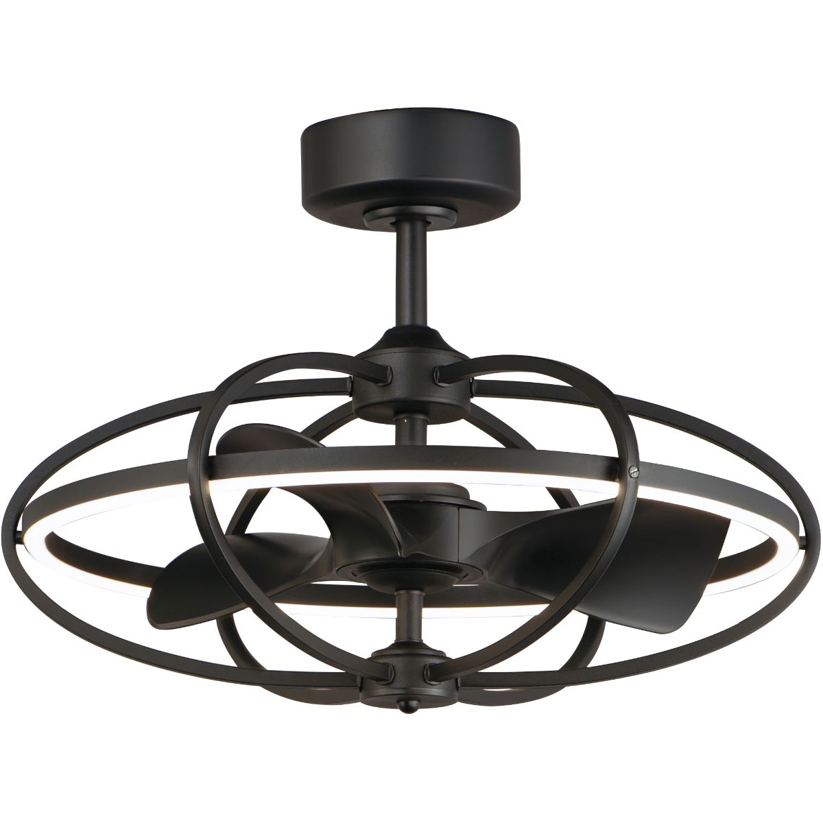 Corona Wifi-Enabled LED Fandelight 28 Inch Black Finish - Bees Lighting