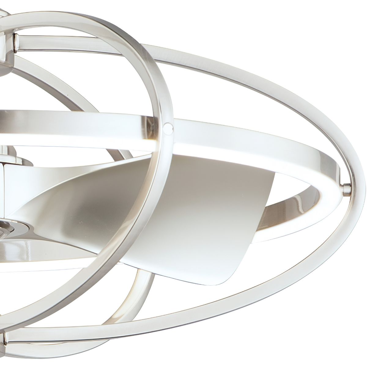 Corona Wifi-Enabled LED Fandelight 28 Inch Nickel Finish