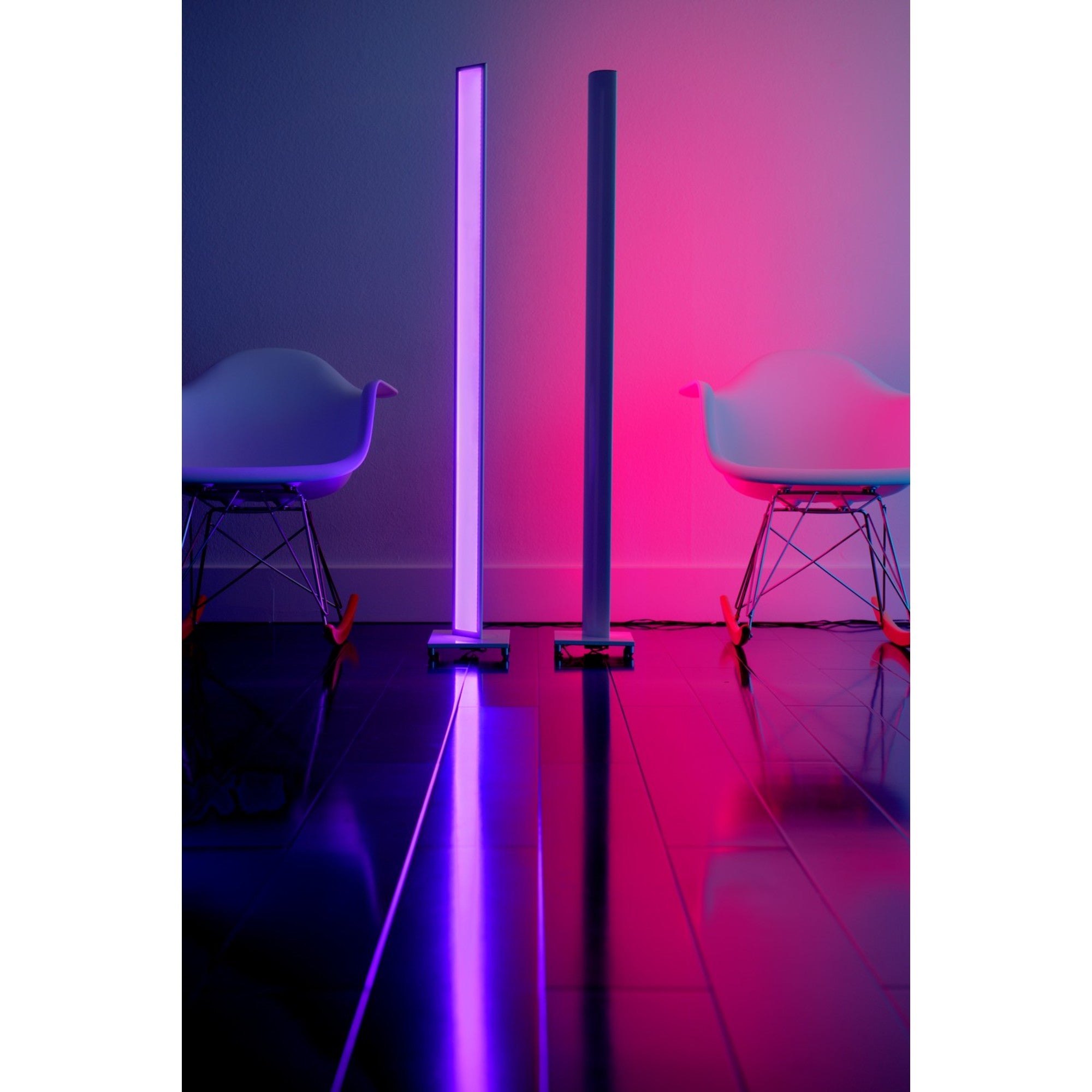 Tono White Modern LED Floor Lamp - Bees Lighting