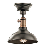 Cobson Convertible Pendant/Semi flush Mount Light Bronze - Bees Lighting